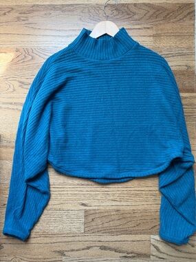 Pilcro Cozy Ribbed Turtleneck Batwing Pullover Medium